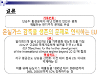 [환경정책론] EU를 위시로 한 선진국의 입장에 관한 발표-9