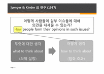 [매스커뮤니케이션] 점화효과 이론-5