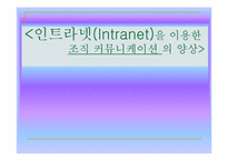 인트라넷(Intranet)을 이용한 조직 커뮤니케이션의 양상-1