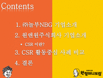 [외식경영] 놀부와 원앤원 -CSR중심 사례비교-2