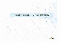 [스포츠이벤트기획] 고교야구 살리기(한일 고교 왕중왕전)-1