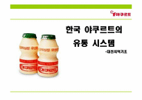 [유통관리] 한국 야쿠르트의 유통시스템-1