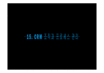 [마케팅] 15. CRM 조직과 프로세스관리, 16. CRM 아키텍처-3