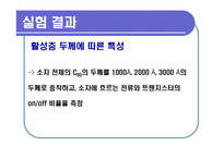 유기 전계효과 트랜지스터(OLET) 설계-17