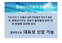 한국의 선거제도 -중선거구제 도입의 효과-18