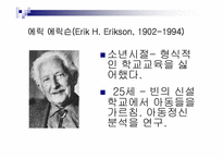 에릭슨의 심리사회적 성격발달이론-4