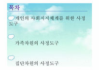사회복지실천 -사정도구-2