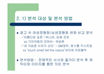 광고 속 성 정형화 변화 -성별을 중심으로-5