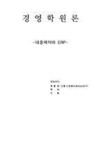 [경영학원론] 대웅제약의 ERP 성공요인분석-1