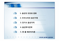 우리나라의 옵션거래와 옵션투자전략[ppt]-11