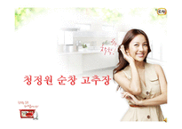 청정원 순창 고추장 광고기획서-1