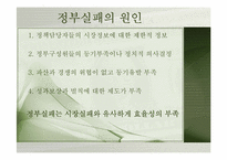 [금융정책] 시장실패와 정부실패-16
