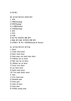 농구(농구경기)의 특성과 역사, 농구(농구경기)의 경기시설, 농구(농구경기)의 기본, 농구(농구경기)의 규칙, 농구(농구경기)의 훈련, 농구(농구경기)의 공격과 방어, 농구(농구경기)의 경기기술과 작전기술 분석-3