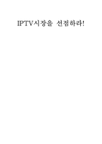 IPTV시장의 성장 예측과 성장전략-1