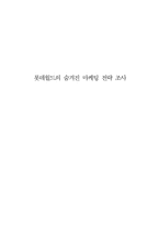 롯데월드의 숨겨진 마케팅 전략 조사-1