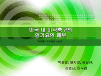 미국 내 축구와 미식축구의 인기-1
