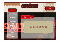[국제경영] OUTBACK(아웃백) 한국진출의 성공 전략에 대하여-8