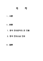 중국 현대 소설사 연표 정리-2