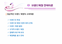 브랜드 확장전략과 성공 및 실패사례-11