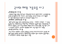 [환경] 국내외 해양 기름유출 사고의 영향과 각국의 해양오염 방지대책-3