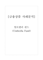 엄브렐러 펀드(Umbrella Fund)-1