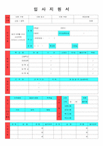 입사지원서(베스트 강추)-1