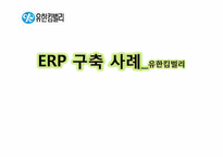 [경영정보시스템] 유한킴벌리의 ERP 구축 사례-1