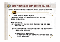 [공급사슬관리] UPS와 CJ GLS의 물류사례분석-5