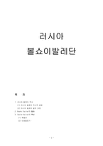 러시아의 볼쇼이 발레단-2