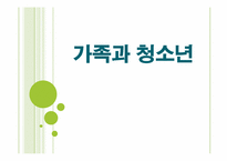 [청소년문화] 가족과 청소년-1