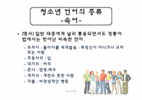 청소년의 언어사용 실태-17