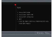 스티븐홀 레포트-2
