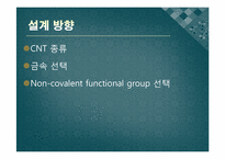 CNT의 전기적 성질을 이용한 설계-13
