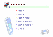 [마케팅] iriver 아이리버 경영전략 분석-2