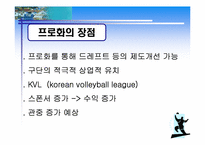 [스포츠마케팅] 배구의 발전을 위한 프로화를 이루기 위한 방안-16