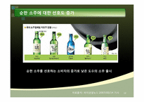 [마케팅] 소주의 소비문화 환경에관한 분석-12