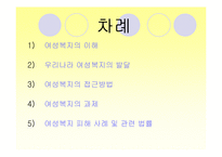 [사회복지개론] 여성복지-2