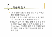 [인간행동의심리적이해] 학습-2