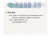 [재활학개론] 직업재활의 과정-7