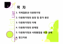 다문화가정의 정의 및 개념 이해, 다문화가정 문제의 발생 배경 및 원인 분석과 바람직한 해결 방안 모색-2