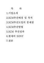 [물류관리] SONY(소니)의 SCM 구축사례-2