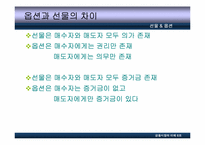 [금융시장] 선물옵션-16