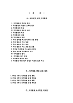 [특별활동] 자치활동 이론, 연간계획서, 학습지도안-2