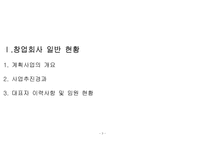 [사업계획서] 식당(분식) 사업계획서-3