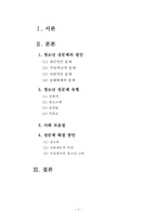 청소년 성 문제 -성폭력, 원조교제, 음란물, 미혼모-2