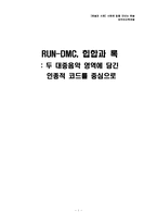 RUN-DMC, 힙합과 록(두 대중음악 영역에 담긴 인종적 코드를 중심으로)-1