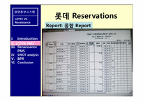 롯데와 르네상스호텔의 경영정보시스템 현황 및 SWOT분석 BPR제시-17