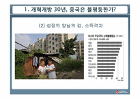 [중국정치] 중국의 빈부격차-5