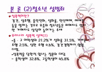 청소년 성문제의 유형과 그 실태-9
