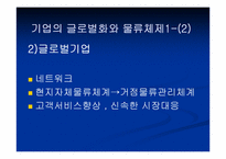 [국제물류론] 기업의 글로벌화와 물류체제-3